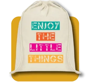 Cotton Drawstring Bag